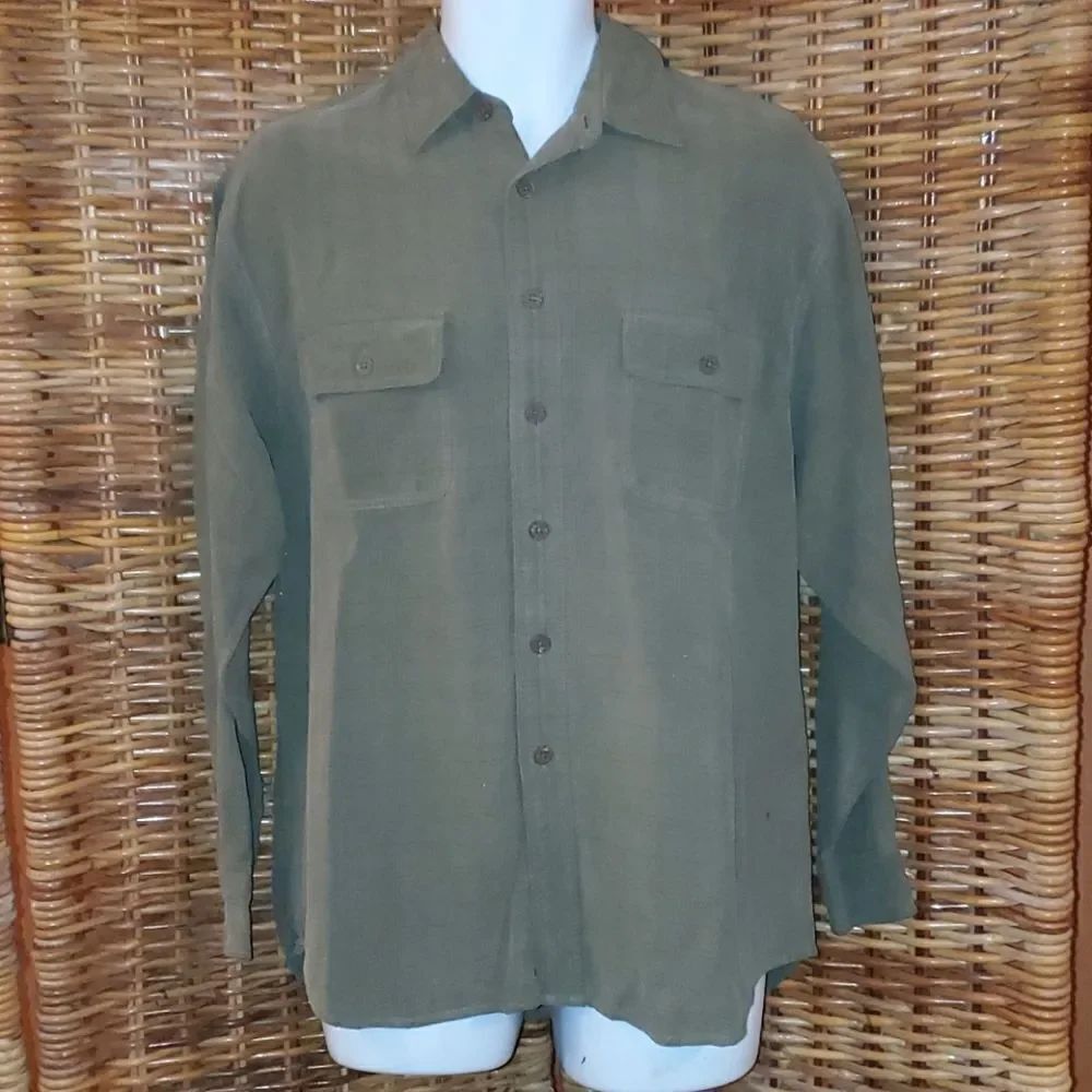 Tommy Bahama Silk Shirt M